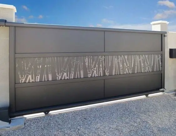 elegant steel gate