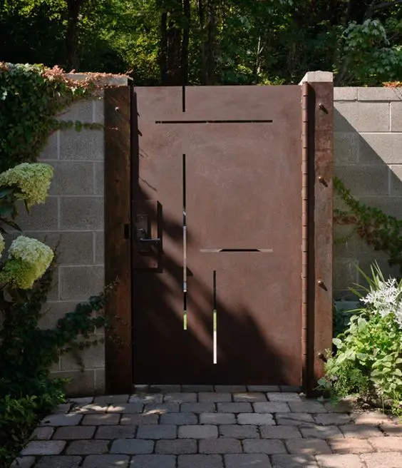 iron sheet gate