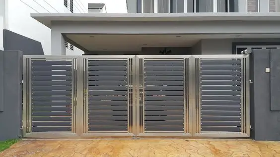 aluminium driveway gate