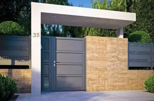 contemporary home entrance