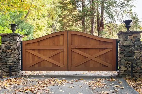 wood farmhouse gate