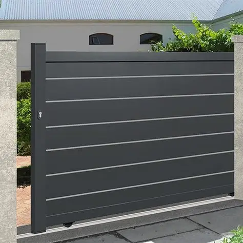 modern steel sliding gate