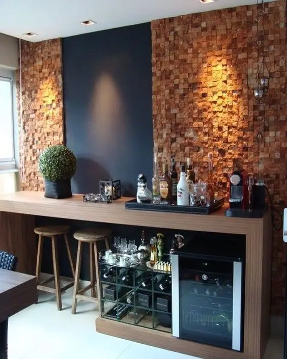 modern home bar