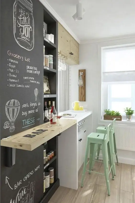 small kitchen bar