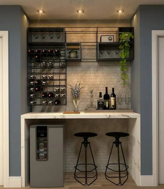 modern home bar