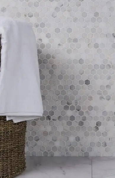 marble hexagon tiles
