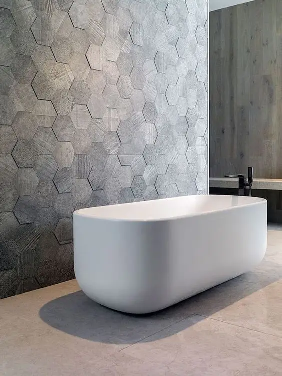 uneven bathroom tiling
