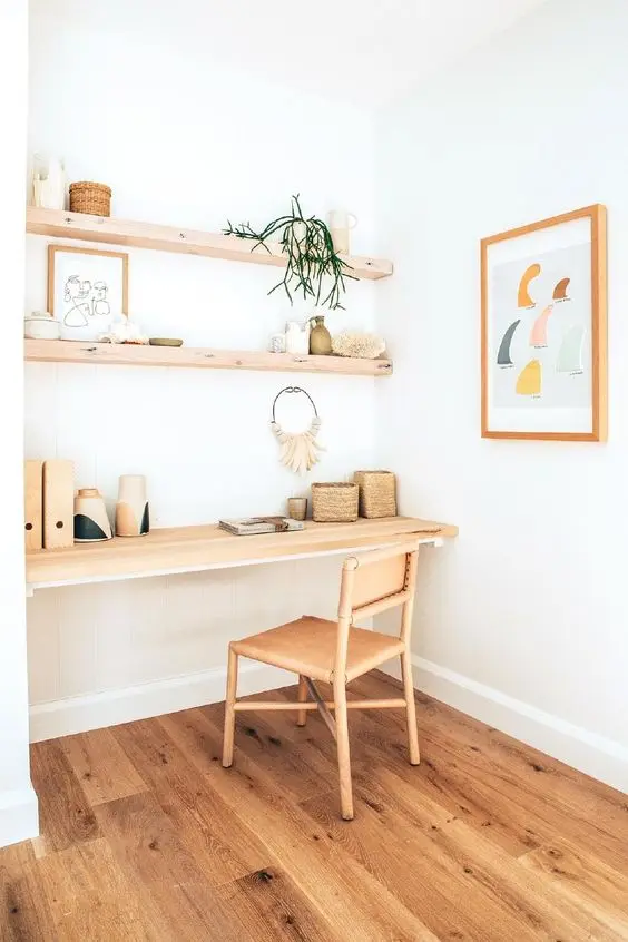 minimalist home office
