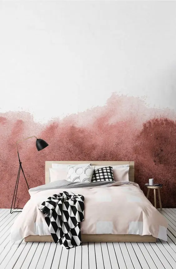 grungy modern bedroom
