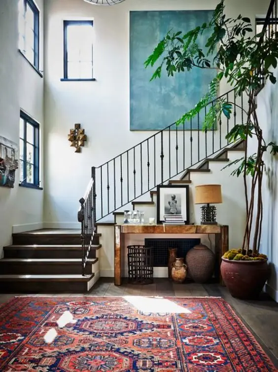 spanish inspired foyer