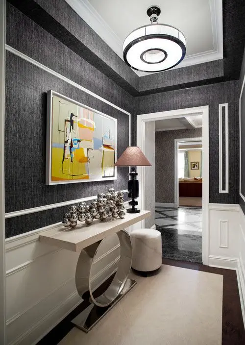elegant modern foyer