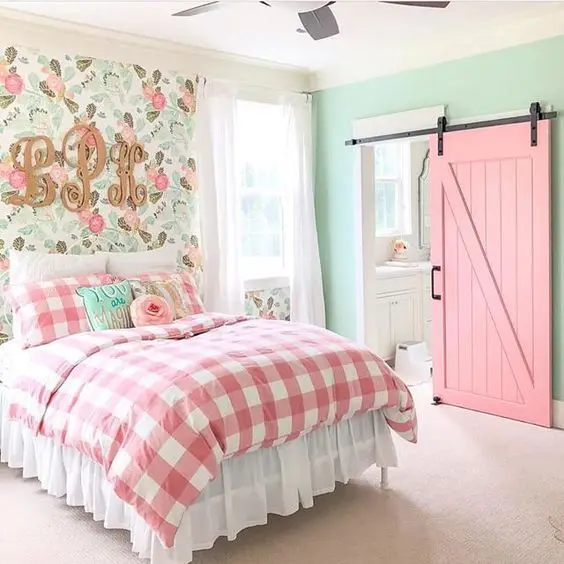 farmhouse themed bedroom