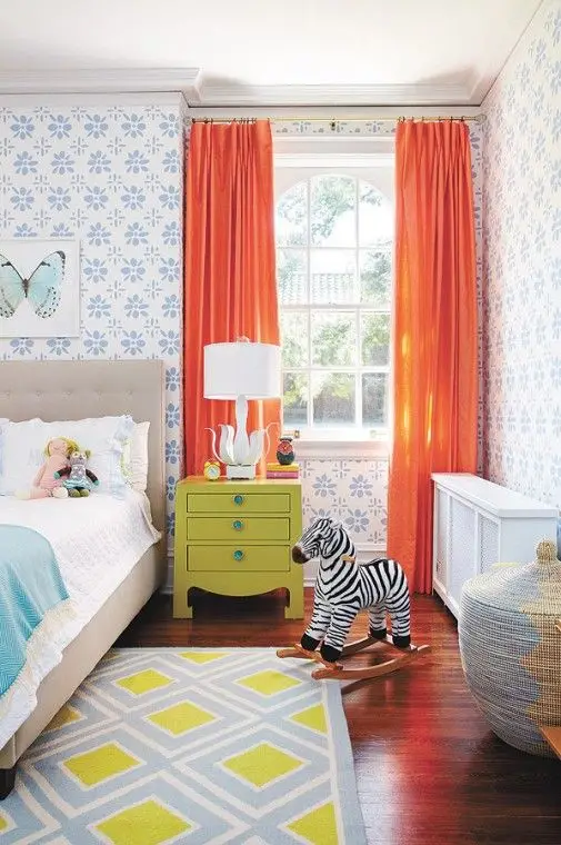 vintage childs bedroom