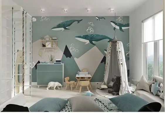north pole theme bedroom
