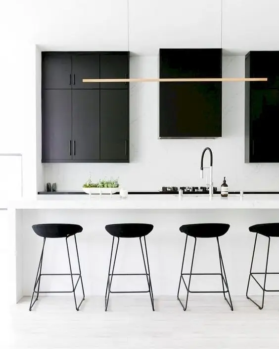 chic minimalist kitchen