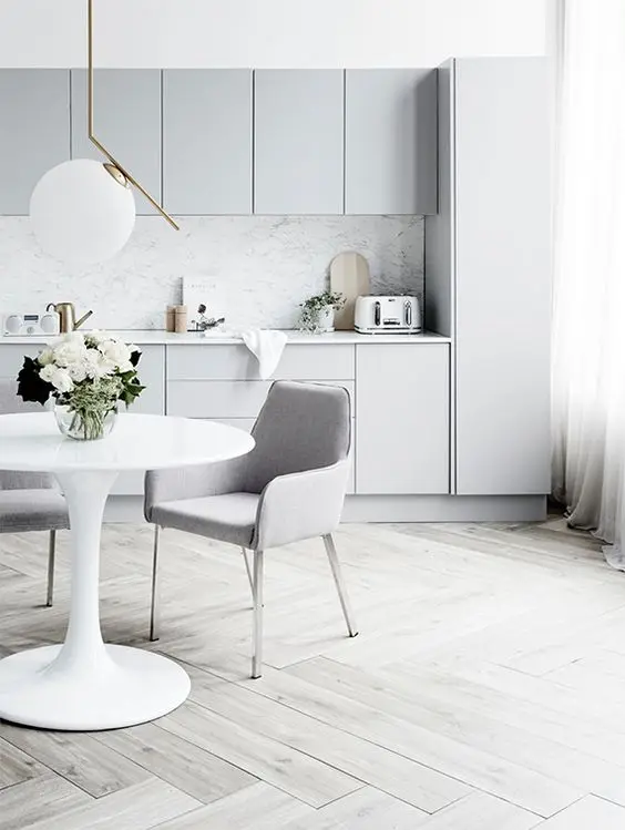 white minimalist kitchen