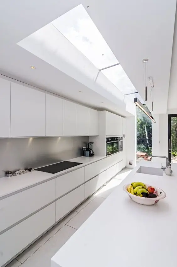 white modern kitchen