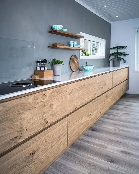 rustic minimalist kitchen