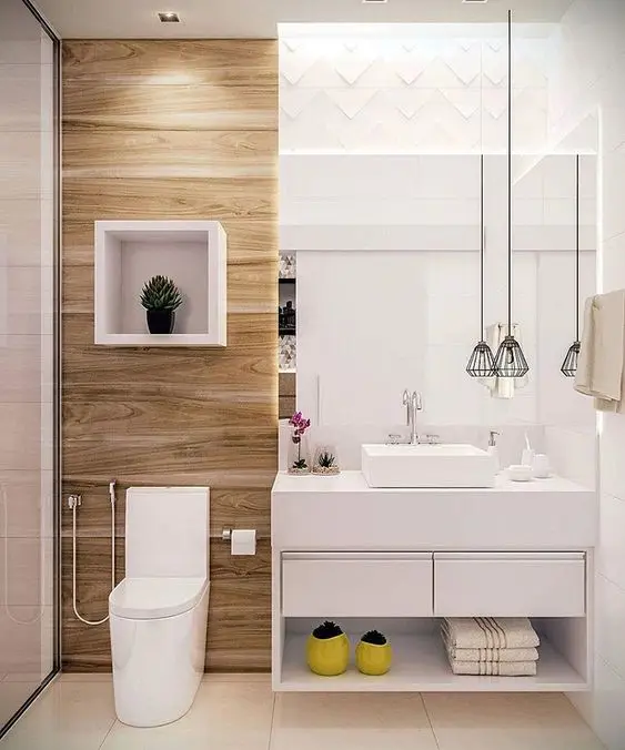 small modern bathroom