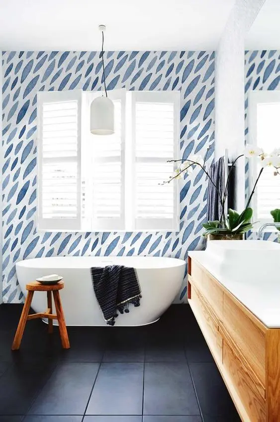 bright coastal bathroom