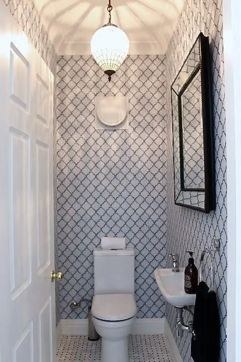 small Mediterranean bathroom