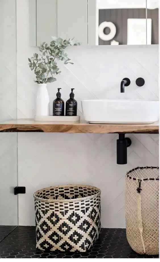 rattan baskets