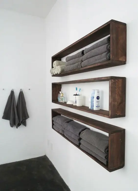box floating shelves