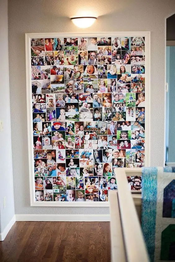 photo collage wall
