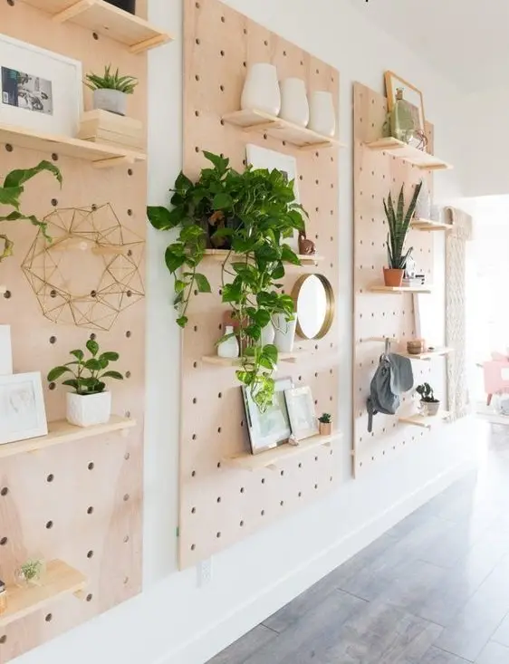 pegboard wall