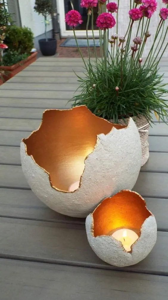 outdoor candle holders