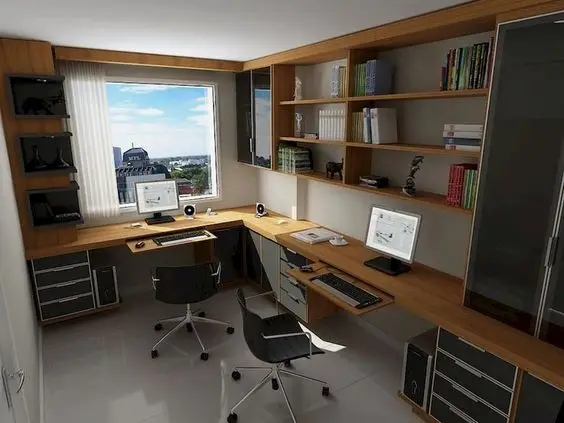 luxurious home office