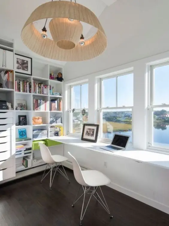 home office with a view