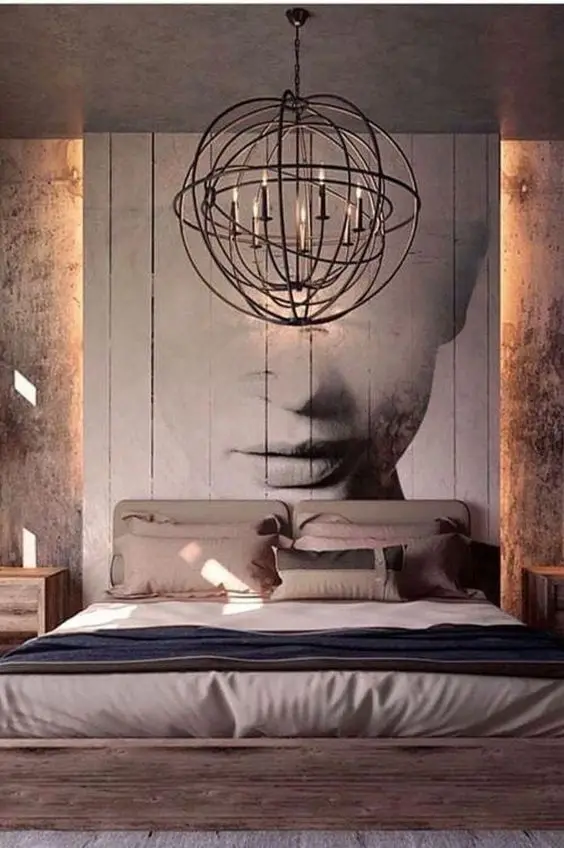 wood wall accent