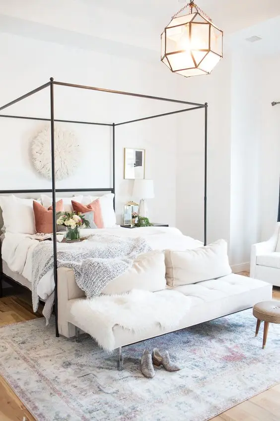 iron canopy bed