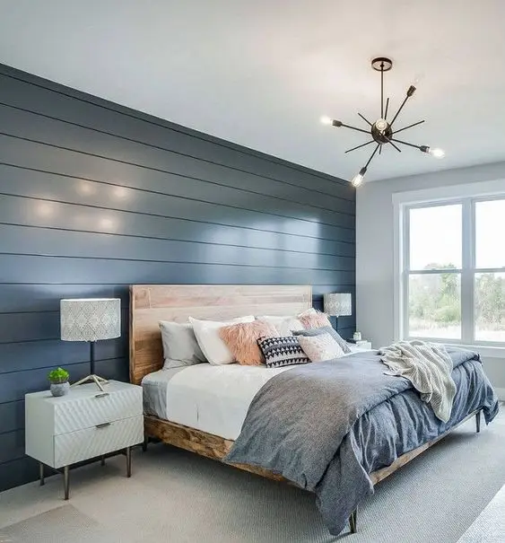 cool cottage bedroom