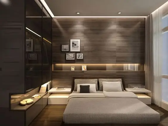 modern city bedroom