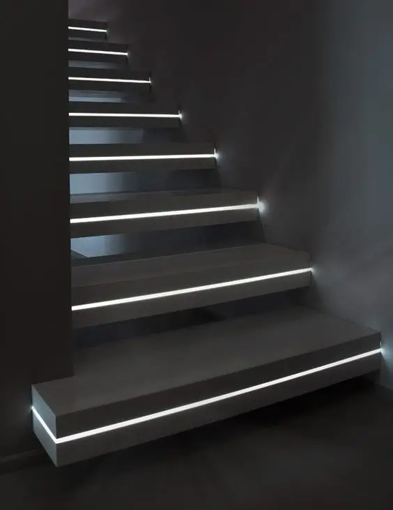 black marble stairs