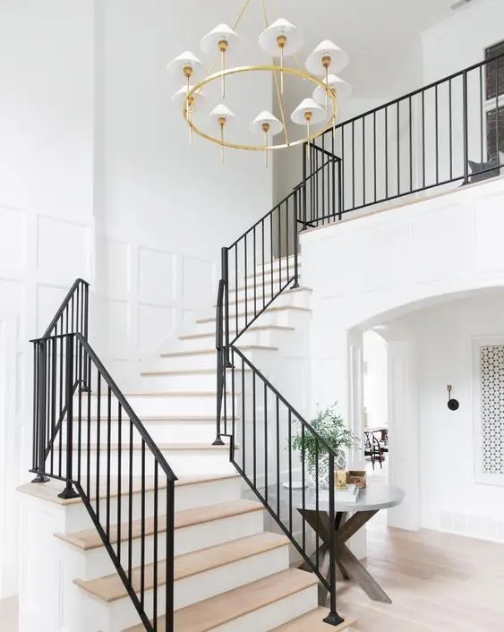 white foyer