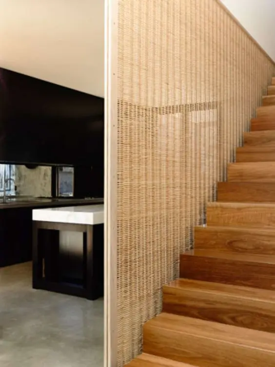 modern rustic staircase