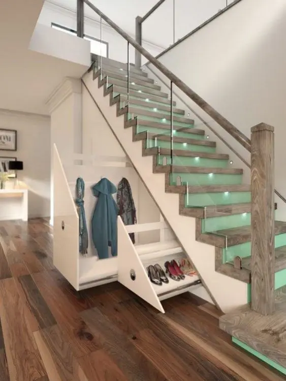 modern cottage foyer