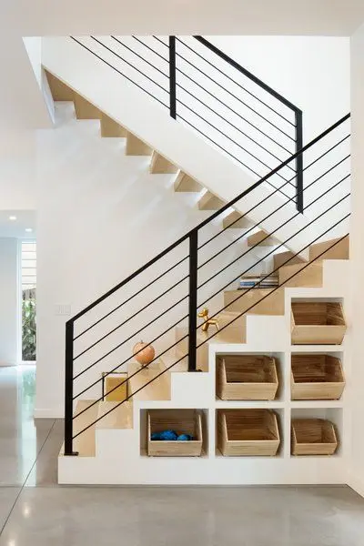 modern farmhouse foyer