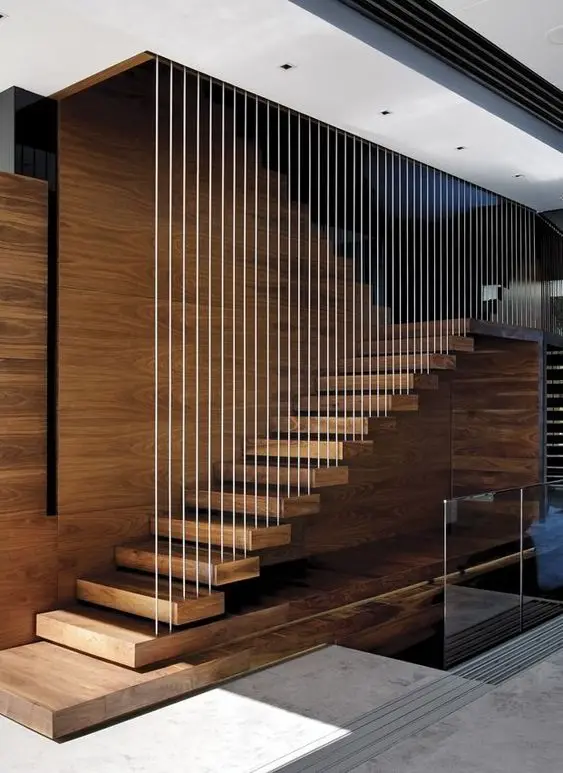 rustic industrial foyer