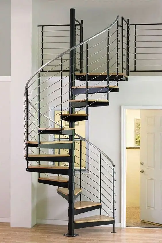 modern spiral staircase