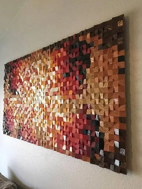 wood wall feature