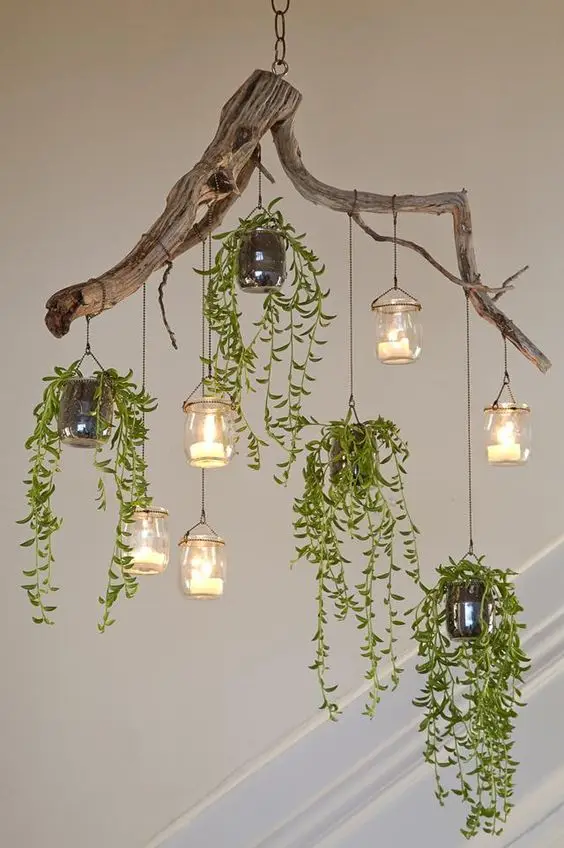driftwood chandelier