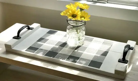 rustic serving tray