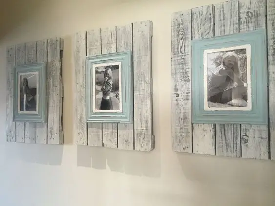 pallet picture frames
