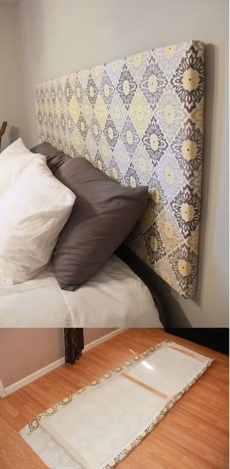 fabric headboard