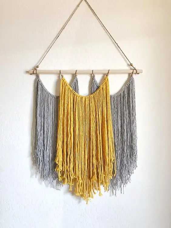 macrame wall feature