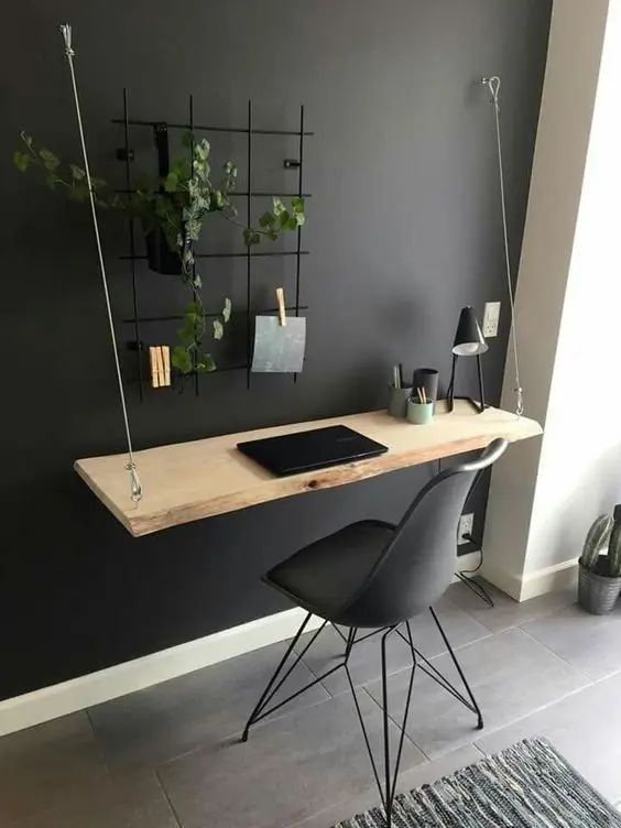 wall mounted small home office